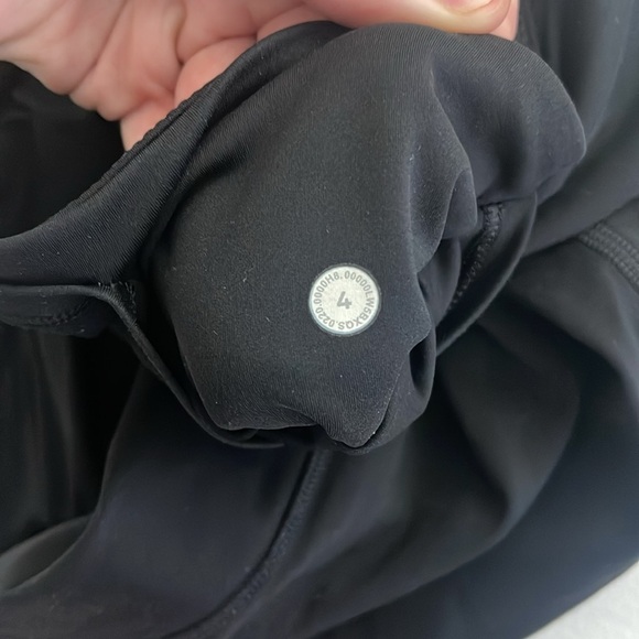 Lululemon Fast & Free 7/8 Legging Nulux 25” Black Size 4 - Picture 7 of 7